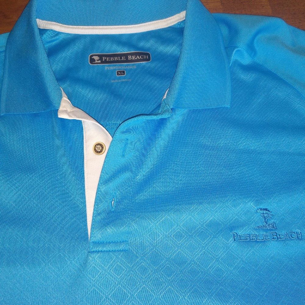Pebble Beach mens golf polo size XL very nice lightweight